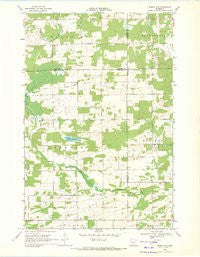 Sebeka NW Minnesota Historical topographic map, 1:24000 scale, 7.5 X 7.5 Minute, Year 1969