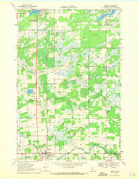 Sebeka Minnesota Historical topographic map, 1:24000 scale, 7.5 X 7.5 Minute, Year 1969