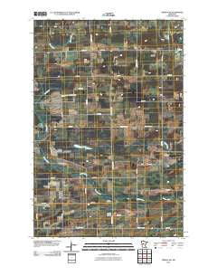 Sebeka NW Minnesota Historical topographic map, 1:24000 scale, 7.5 X 7.5 Minute, Year 2010