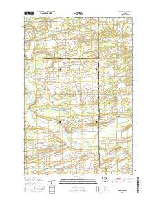 Sebeka NW Minnesota Current topographic map, 1:24000 scale, 7.5 X 7.5 Minute, Year 2016