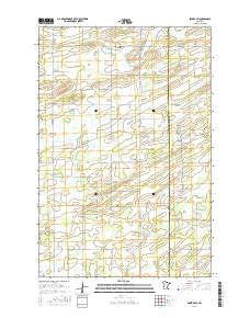 Sebeka SW Minnesota Current topographic map, 1:24000 scale, 7.5 X 7.5 Minute, Year 2016