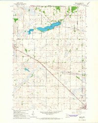 Sedan Minnesota Historical topographic map, 1:24000 scale, 7.5 X 7.5 Minute, Year 1965