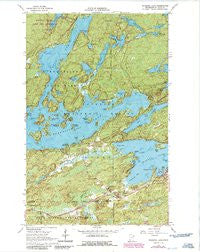 Shagawa Lake Minnesota Historical topographic map, 1:24000 scale, 7.5 X 7.5 Minute, Year 1965