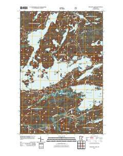 Shagawa Lake Minnesota Historical topographic map, 1:24000 scale, 7.5 X 7.5 Minute, Year 2011