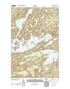 Shagawa Lake Minnesota Historical topographic map, 1:24000 scale, 7.5 X 7.5 Minute, Year 2013