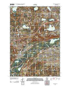 Shakopee Minnesota Historical topographic map, 1:24000 scale, 7.5 X 7.5 Minute, Year 2010