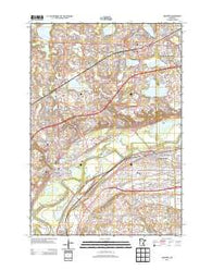 Shakopee Minnesota Historical topographic map, 1:24000 scale, 7.5 X 7.5 Minute, Year 2013