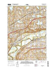 Shakopee Minnesota Current topographic map, 1:24000 scale, 7.5 X 7.5 Minute, Year 2016