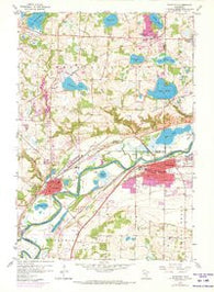 Shakopee Minnesota Historical topographic map, 1:24000 scale, 7.5 X 7.5 Minute, Year 1958