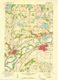 Shakopee Minnesota Historical topographic map, 1:24000 scale, 7.5 X 7.5 Minute, Year 1958