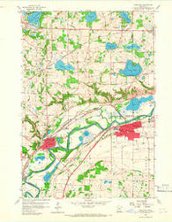 Shakopee Minnesota Historical topographic map, 1:24000 scale, 7.5 X 7.5 Minute, Year 1958