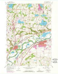 Shakopee Minnesota Historical topographic map, 1:24000 scale, 7.5 X 7.5 Minute, Year 1958