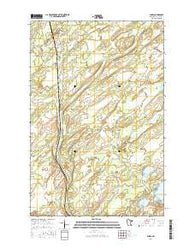 Shaw Minnesota Current topographic map, 1:24000 scale, 7.5 X 7.5 Minute, Year 2016