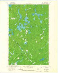 Shell Lake Minnesota Historical topographic map, 1:24000 scale, 7.5 X 7.5 Minute, Year 1963