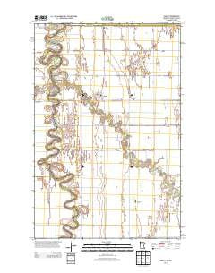 Shelly Minnesota Historical topographic map, 1:24000 scale, 7.5 X 7.5 Minute, Year 2013