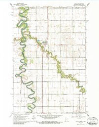 Shelly Minnesota Historical topographic map, 1:24000 scale, 7.5 X 7.5 Minute, Year 1963