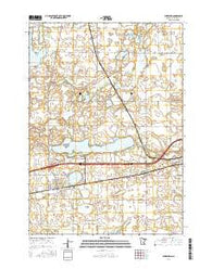 Sherburn Minnesota Current topographic map, 1:24000 scale, 7.5 X 7.5 Minute, Year 2016
