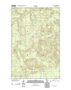 Sherry Lake Minnesota Historical topographic map, 1:24000 scale, 7.5 X 7.5 Minute, Year 2013