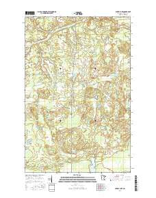 Sherry Lake Minnesota Current topographic map, 1:24000 scale, 7.5 X 7.5 Minute, Year 2016