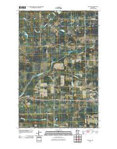Shevlin Minnesota Historical topographic map, 1:24000 scale, 7.5 X 7.5 Minute, Year 2010