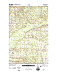 Shevlin Minnesota Historical topographic map, 1:24000 scale, 7.5 X 7.5 Minute, Year 2013