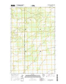 Shilling Dam NW Minnesota Current topographic map, 1:24000 scale, 7.5 X 7.5 Minute, Year 2016