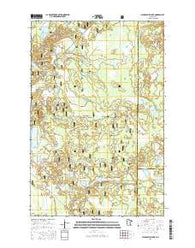 Shingle Mill Lake Minnesota Current topographic map, 1:24000 scale, 7.5 X 7.5 Minute, Year 2016