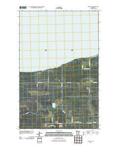 Shotley Minnesota Historical topographic map, 1:24000 scale, 7.5 X 7.5 Minute, Year 2010