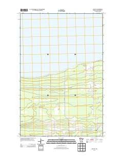 Shotley Minnesota Historical topographic map, 1:24000 scale, 7.5 X 7.5 Minute, Year 2013