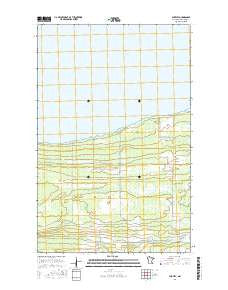 Shotley Minnesota Current topographic map, 1:24000 scale, 7.5 X 7.5 Minute, Year 2016