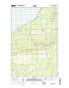 Shotley Brook Minnesota Current topographic map, 1:24000 scale, 7.5 X 7.5 Minute, Year 2016