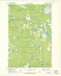 Shovel Lake Minnesota Historical topographic map, 1:24000 scale, 7.5 X 7.5 Minute, Year 1970