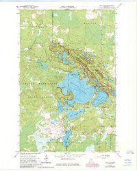 Side Lake Minnesota Historical topographic map, 1:24000 scale, 7.5 X 7.5 Minute, Year 1964