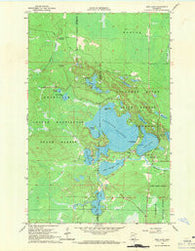Side Lake Minnesota Historical topographic map, 1:24000 scale, 7.5 X 7.5 Minute, Year 1964