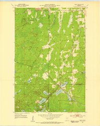 Silica Minnesota Historical topographic map, 1:24000 scale, 7.5 X 7.5 Minute, Year 1952