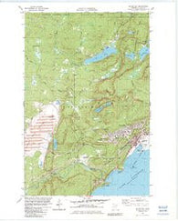 Silver Bay Minnesota Historical topographic map, 1:24000 scale, 7.5 X 7.5 Minute, Year 1982