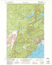 Silver Bay Minnesota Historical topographic map, 1:24000 scale, 7.5 X 7.5 Minute, Year 1982