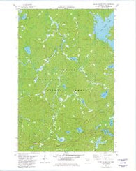 Silver Island Lake Minnesota Historical topographic map, 1:24000 scale, 7.5 X 7.5 Minute, Year 1981