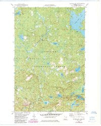 Silver Island Lake Minnesota Historical topographic map, 1:24000 scale, 7.5 X 7.5 Minute, Year 1981