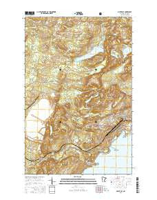 Silver Bay Minnesota Current topographic map, 1:24000 scale, 7.5 X 7.5 Minute, Year 2016