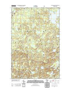 Silver Island Lake Minnesota Historical topographic map, 1:24000 scale, 7.5 X 7.5 Minute, Year 2013