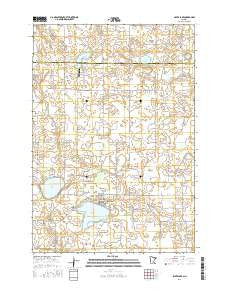 Silver Lake Minnesota Current topographic map, 1:24000 scale, 7.5 X 7.5 Minute, Year 2016