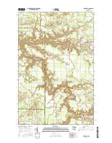 Silverdale Minnesota Current topographic map, 1:24000 scale, 7.5 X 7.5 Minute, Year 2016