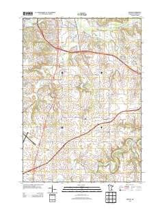 Simpson Minnesota Historical topographic map, 1:24000 scale, 7.5 X 7.5 Minute, Year 2013