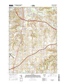 Simpson Minnesota Current topographic map, 1:24000 scale, 7.5 X 7.5 Minute, Year 2016