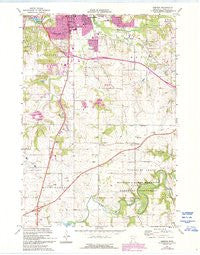 Simpson Minnesota Historical topographic map, 1:24000 scale, 7.5 X 7.5 Minute, Year 1974