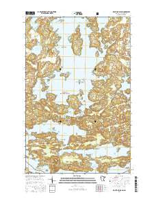 Sioux Pine Island Minnesota Current topographic map, 1:24000 scale, 7.5 X 7.5 Minute, Year 2016