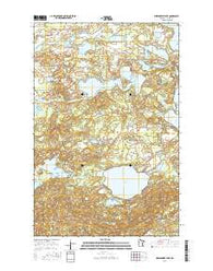 Siseebakwet Lake Minnesota Current topographic map, 1:24000 scale, 7.5 X 7.5 Minute, Year 2016