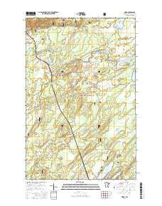 Skibo Minnesota Current topographic map, 1:24000 scale, 7.5 X 7.5 Minute, Year 2016