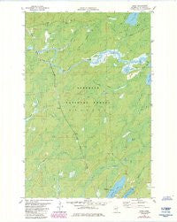 Skibo Minnesota Historical topographic map, 1:24000 scale, 7.5 X 7.5 Minute, Year 1981